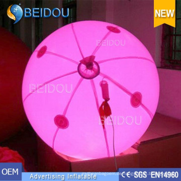 Kundenspezifische große LED Helium RC PVC Bälle Aufblasbare Werbung Ballons